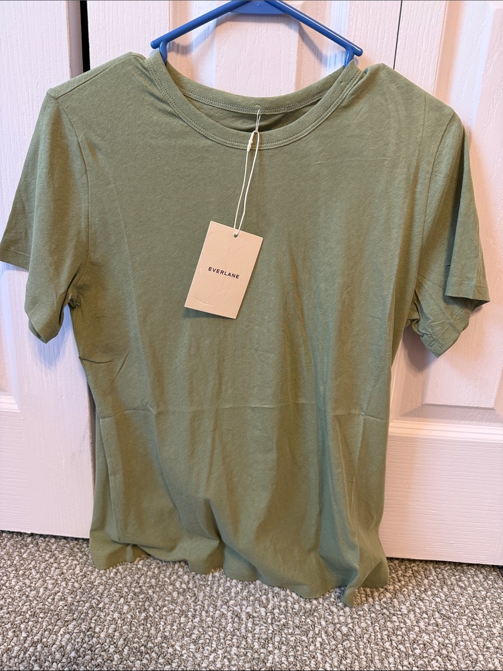 Everlane Olive Green Short-Sleeve Crew Tee